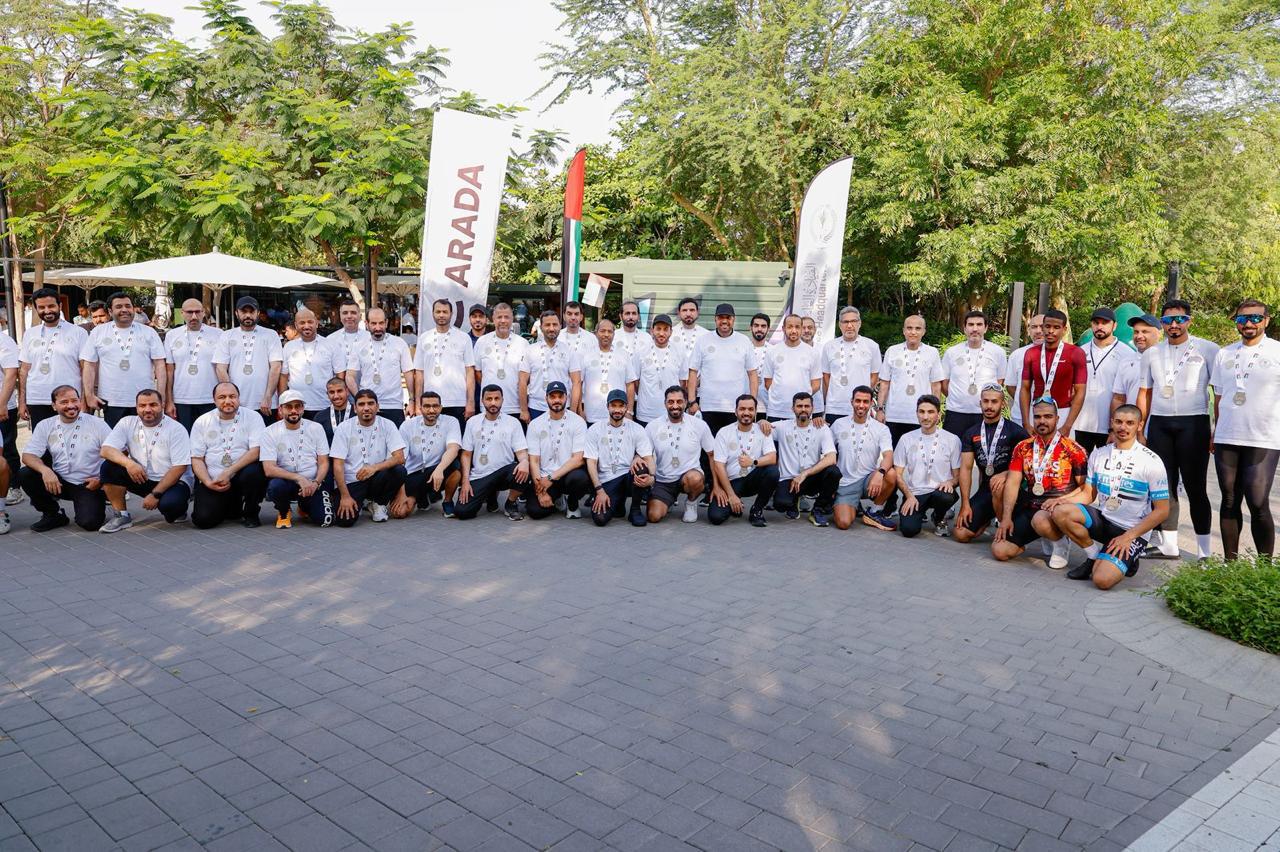 His Excellency Major General Abdullah Mubarak bin Amer, Commander-in-Chief of Sharjah Police, attended the &ldquo;Our Flag, Our Pride&rdquo; cycling event organized by the Sports ...